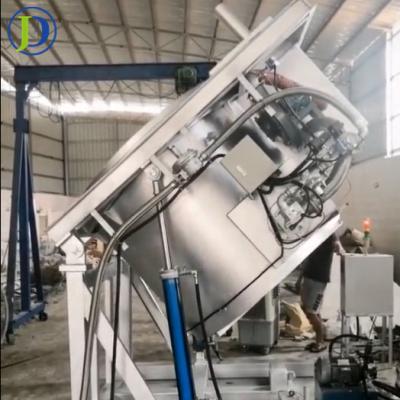 China Melting UBC Cans Judian Aluminum Casting Furnace Gas Fired Aluminum Continuous Casting Line Using 500KG Graphite Crucible Melting Furnace for sale