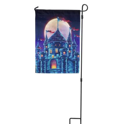 China Outdoor US Christmas Valentine Decoration Metal Pole Holder Garden Flag Hanging Pole for sale