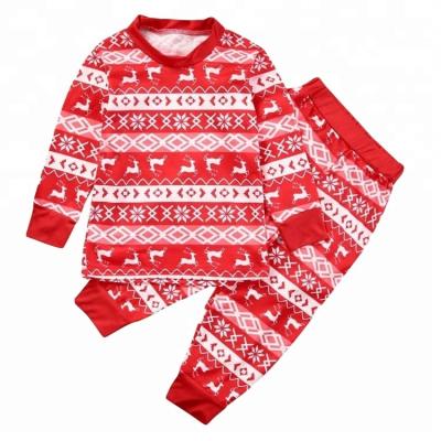 China Breathable Cute Stripe Monogrammed Wholesale Family Long Sleeve Pajamas for sale