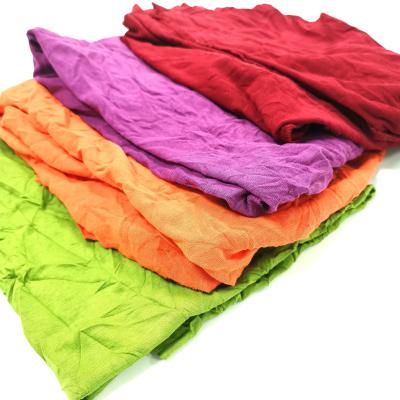 China Free Sample 90% Cotton Strong Absorption Capacity Water Oil Dark Color Mixed Printing T-shirt Mopping Cotton Cloths for sale