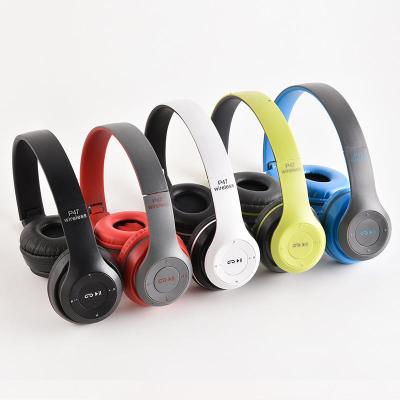 China Wholesale P47 Headband Headphones Headphones Phone De Ouvido BT Auriculares P47 Wireless Foldable Earphone Headset for sale