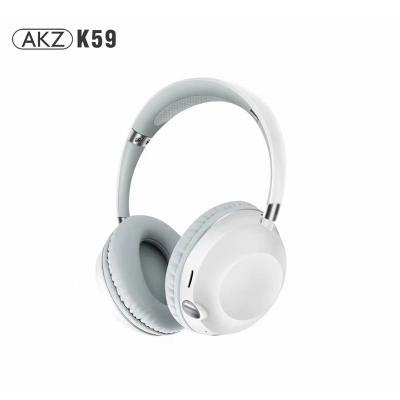 China New 2022 Radio Wireless Headset Head-mounted Sports Headphones AKZ-K59 LED Heavy Low Earpiece FOR TF FM Working Headphones for sale