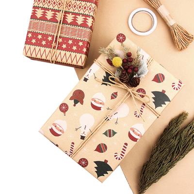 China China Supplier Handmade Flower Paper Wrapping Paper Roll Gift Wrapping Paper Roll For Sale for sale