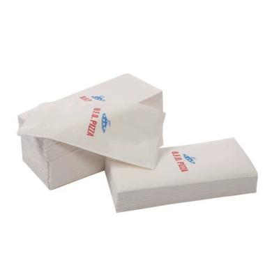 China White Custom Logo Paper Napkin Elegant Tissue Paper Cocktail Napkin for sale