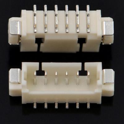 China Vertical Pitch 1.25mm 2 Pin Type Multiple Pins Horizontal SMT FPC MH Type Wire To Board Connectords for sale