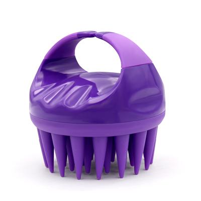 China Colorful Body Shampoo Scalp Silicone Lengthen Hair Massage Brush for sale