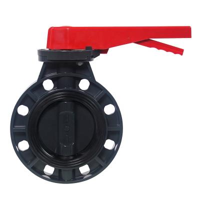 China General china valves water sanitary hot sale high quality plastic butterfly valve 6