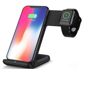 China Has Cooling Holes Brand New 2 in 1 QI Wireless Fast Charging Dock for iPhone X/8/8plus and for Apple Watch 2/3 for sale