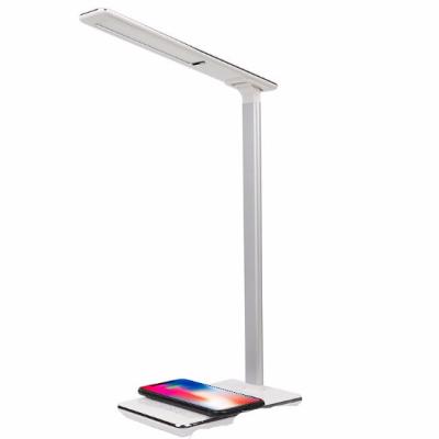 China ABS+PC New 10W 7.5W 2 in 1 Intelligence Wireless Charger Reading Lamp for Iphone and Samsung for sale