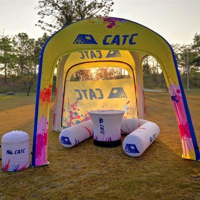 China Advertising CATC Activities Gingerbread Tent 3x3 4x4 5x5 Inflatable Canopy For Event for sale