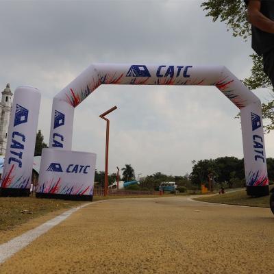 China Race CATC Blast Arch Customized Heat Transfer Printing Outdoor Entertainment Arch for sale