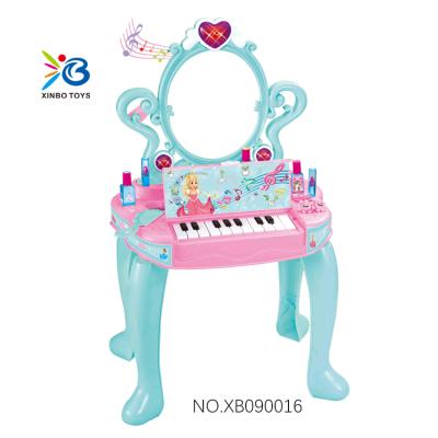 China Girls Toys Dresser Set Dresser Make Up Kit Cosmetic Pretend Play Accessories Beauty Role Play XB090016 for sale