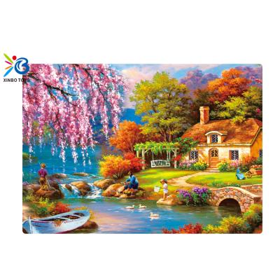 China Customized Cartoon Toy Varied Theme Oil Painting Jigsaw Puzzles 500 Pieces For Children Educational Toys Puzzle for sale