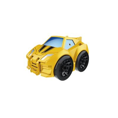 China Cartoon Toy Wholesale Cheap Kids Cars Plastic Robot Deformation Car Toy for sale