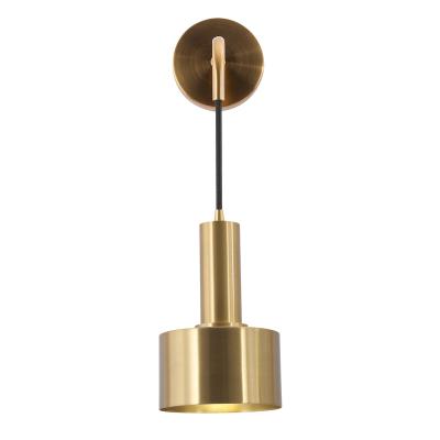 China Modern Nordic Minimalist Bedroom Indoor Kitchen Vintage Metal Arm Waterproof Wall Lamp for sale