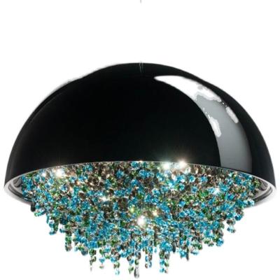 China Modern Modern Luxury Crystal Round Chandelier Decorate Indoor Living Room Raindrop Chandelier for sale