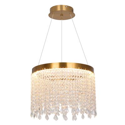 China Acorn LED Crystal Chandelier Luxury Modern Creative Acorn Pendant Lamp Iron Gold Living Room for sale