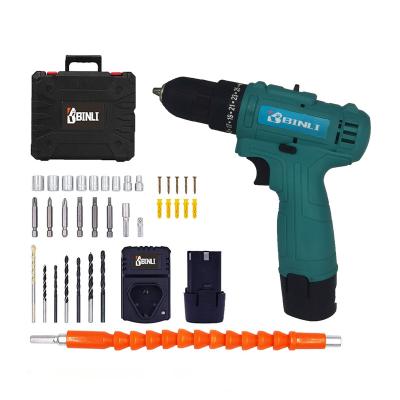 中国 Rechargeable Household Power Tools Electric 24V Cordless 18V Lithium Battery Drill 販売のため