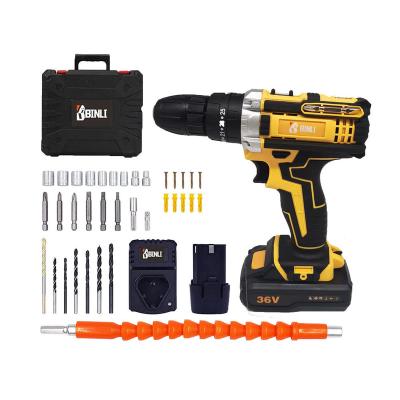 China Rechargeable Multifunctional 24V Battery Impact Screwdriver Power Hammer Drill zu verkaufen