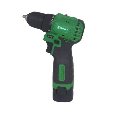 China 12V Lithium-Ion Efficient Portable Handheld Brushless Cordless Household Lithium Drill Kit for sale