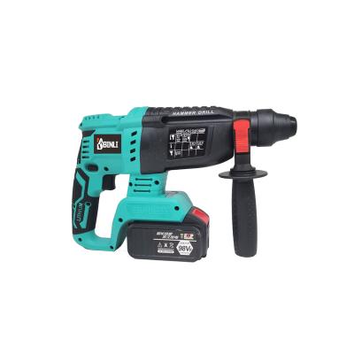 China Brushless Rotary Cordless Demolition Power Hammer Drills For Sale Electric 26mm 12V 18V 20V 24V Lithium Battery for sale