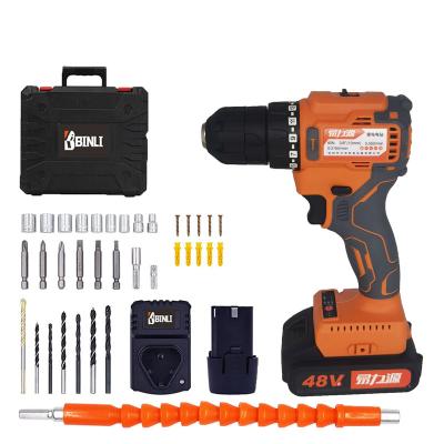 China 12V 18V 20V 24V 36V 48V Lithium Battery 13Mm 16Mm Electric Brushless Cordless Impact Drills Hammer for sale