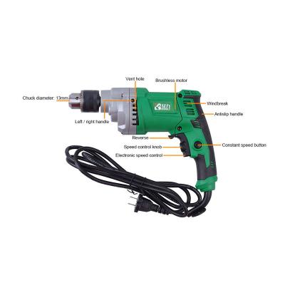 中国 13mm Power Tool Machine Professional Hand Electric Power Tools Hammer Driver Drill Kit 販売のため