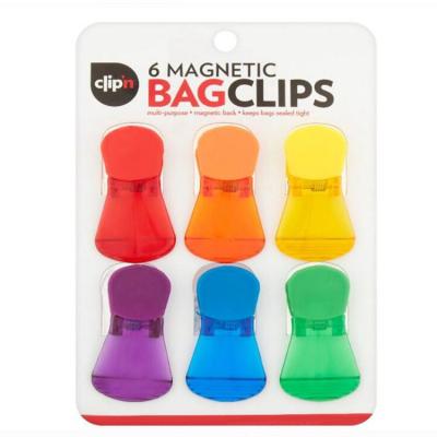 China Strong Magnetic Sack Bag Clips For Kitchen Note Clips for sale