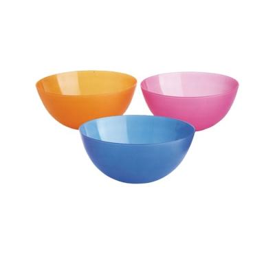 China Disposable Manufacturing Salad Bowl Plastic Mixing Set for sale