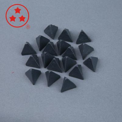 China Huzhou Xingxing Tetrahedron Shape Plastic Media Deburring Media for sale