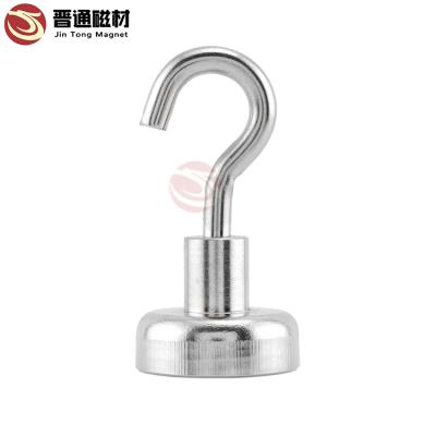 China Industrial Magnet Neodymium Hooks For Industrial Rare Earth Magnet Hooks To Hang Tools for sale