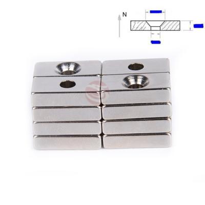 China Industrial Magnet Rare Earth Block Countersunk Neodymium M5 Screw for sale