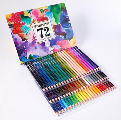 China Promotion\Business\Professional Oily Artist Color Pencil Set Colored Pencils School\Office 72 PCs For Artist Adult Coloring for sale