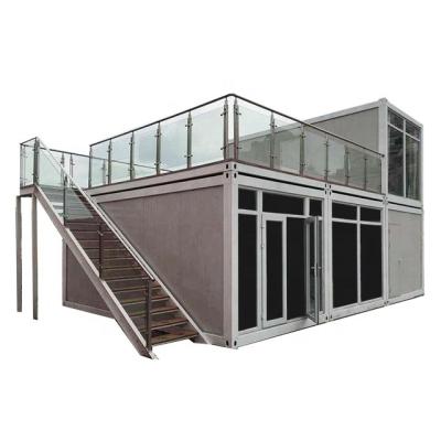 China 20 feet modern prefab living house luxury villa modular container homes for sale for sale