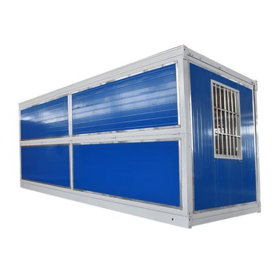 China 20ft Modern Prefab Mobile Modern Office Container Portable Collapsible Collapsible Folding House for sale