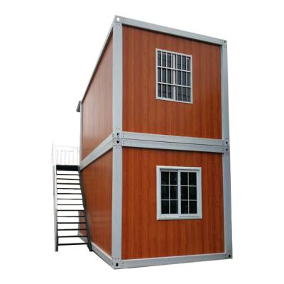 China Prefab Modular Container House Double Carport Flat Pack Apartment for sale