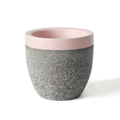 China Modern Hot Selling Concrete Home Planter Pots Decorate Flower Pot Fair Faced Concrete Decorate Cement Planter Pots for sale