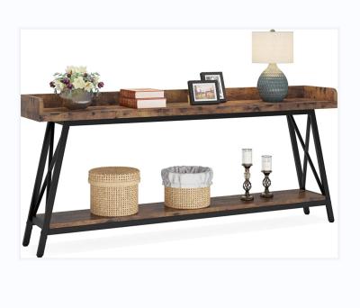 China Home Hallway Long Narrow Bar Entrance Living Room Table Long Control Industrial Sofa Table Used Long Narrow Sofa Wooden Console Table for sale