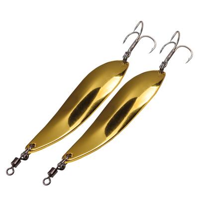 China Durable China Best Selling Fishing Tackle Fish Carp Socket Copper Metal Set Spoon Gold 19.5g Fishing Tackle for sale