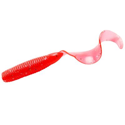 China PVC LUSHAZER 9.5CM/7.7G isca artificial saruna worm soft plastic swimbait for sale