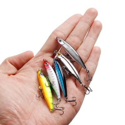 China Japanesa 3g/5.3cm LUSHAZER ABS plastic isca artificial plastic lures fishing lures hard bait pencil vib for sale