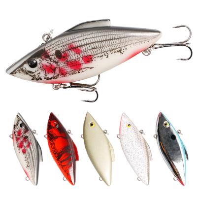 China ABS LUSHAZER Plastic 75MM 16.5G Fishing Lures Hard Bait With Treble Hook Pencil Vib Slow Downhill Lure for sale