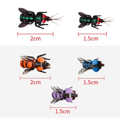 China Wholesale LUSHAZER ABS plastic spinnerbait fishing hook carbon circle hooks flytying materials insect pilots fly fishing lures bait for sale