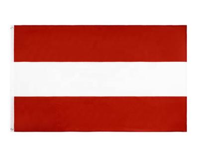 China FLYING Stock 3*5ft 100% Polyester Austria Red White Red National Countries Flags for sale