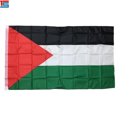 China FLYING 3*5ft 100% Polyester Palestine National Country Flags for sale