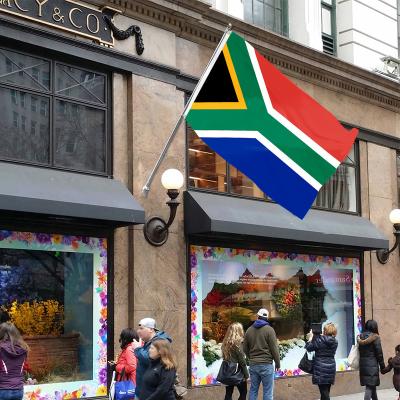 China Wholesale Hanging Decoration 3X5ft Polyester South Africa Flag Indoor And Outdoor Custom All Size National Country Flag for sale