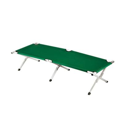 China Single aluminum portable outdoor ultralight cot 100-120kgs army bed folding camp military camping bed for sale