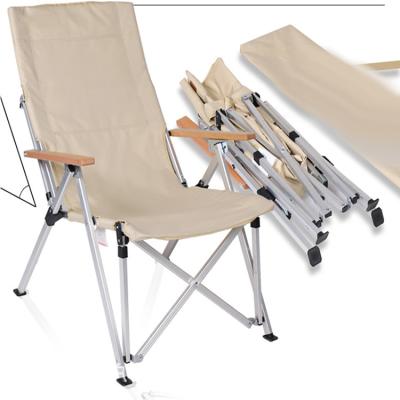 China Glamping Printing Advertising Picnic Stool Portable Ultralight Easy-carry Fishing Arm Folding Camping Chair for sale