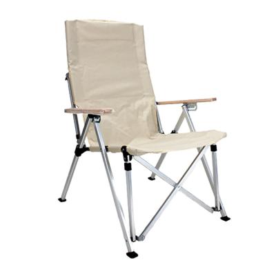 China Aluminum Alloy Simple Folding Camping Korean Outdoor Folding Fishing Chair Adjustable Lounger For Lunch for sale