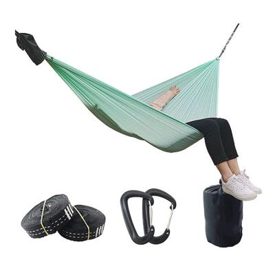 China Shopping Folding Parachute Portable Easy-Carry Outdoor Hanging Hammock Printed Camping Double Travel for sale